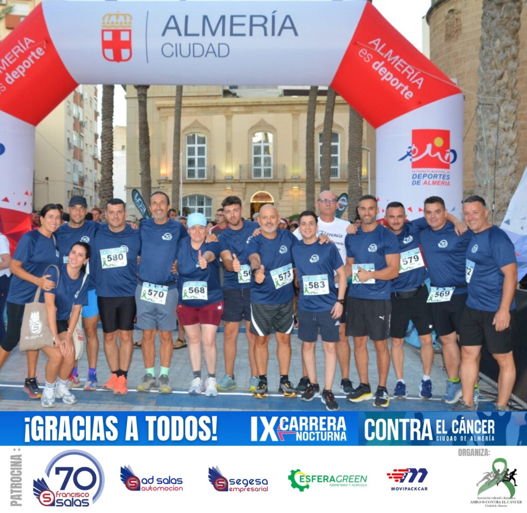 Adsalas - IX Carrera Nocturna Contra el Cáncer – Ciudad de Almería